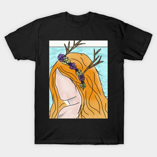 Forest Goddess T-Shirt by asgardsthunder